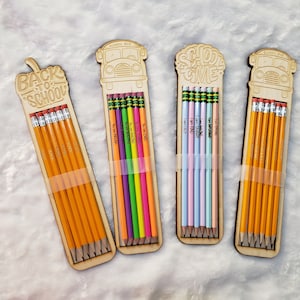 Back to school personalized pencils| Engraved Pencil Set| Affirmation Pencils| Name Pencils| Ticonderoga Pencils Set