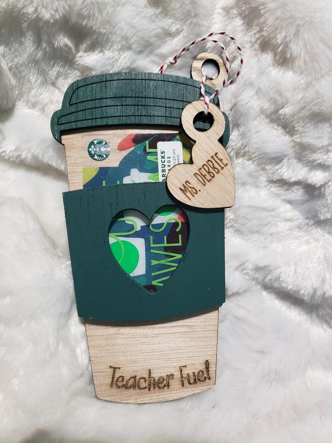 Coffee Gift Card Holder and Ornament| Thank You Gift| Teacher Gift ...