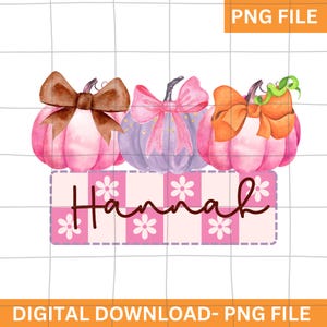 png personalizzato del Ringraziamento, Png nome bambino zucca, Png carino del Ringraziamento per bambini, Png autunnale per ragazze, Png nome personalizzato per bambini