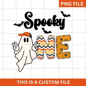 the spooky one png, halloween first birthday png, instant download, spooky one sublimation
