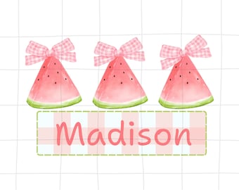 Personalized Kid Name watermelon Png, watermelon heart png, Kids Summer PNG , Summertime PNG, Custom Kids Name Png, girls summer png