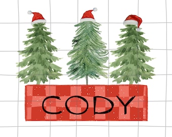 Nombre de niño personalizado Navidad Png, Lindo Navidad Png para niños, Monograma de nombre de niños de vacaciones de Navidad, Nombre de niños personalizado Png