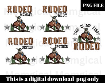 This is my first rodeo western cowboy png bundle