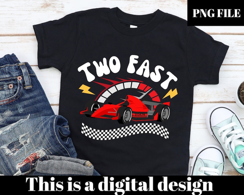 Two Fast Png Race Car Png Two Fast Birthday Png Retro Two - Etsy