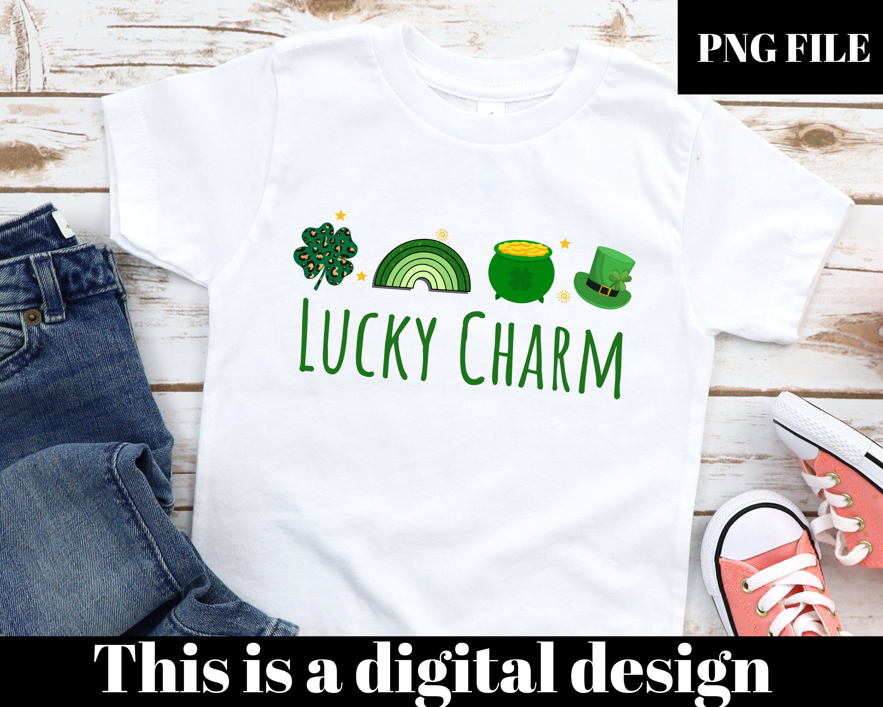 Lucky Charm Png, St Patricks Day Png Forsublimation Sublimation,toddler ...