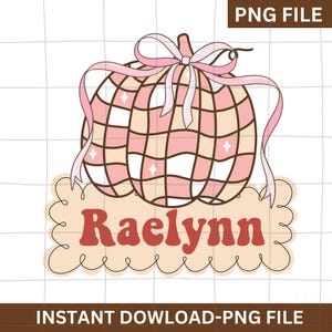 png personalizzato del Ringraziamento, Png nome bambino zucca, Png carino del Ringraziamento per bambini, Png autunnale per ragazze, Png nome personalizzato per bambini