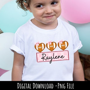 Personalized Kid Name Valentines Png, hearts png file, cute heart png, little valentine png, custom valentine png