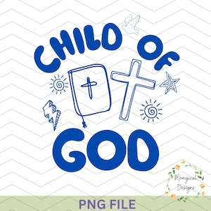 Figlio di Dio PNG / Design cristiano per sublimazione (Download digitale)