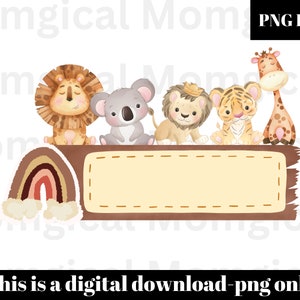 Diseño PNG del marco de la placa del nombre del zoológico, equipo del zoológico png, descarga digital de animales del zoológico, sublimación, viaje al zoológico png, animal png