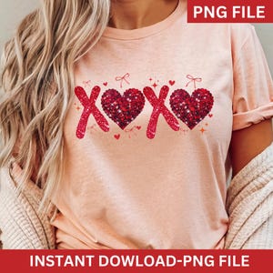 Xoxo Coquette png , Xoxo png, Herz Bögen png, rote Kokette Valentinstag png, Valentine png, Valentinstag png