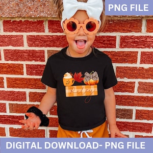 png personalizzato del Ringraziamento, Png nome bambino zucca, Png carino del Ringraziamento per bambini, Png autunnale per ragazze, Png nome personalizzato per bambini