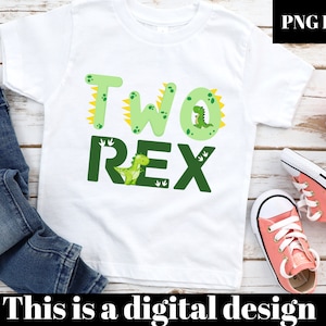 2 rex png, two rex png, Dinosaur png, dinosaur 2nd Birthday png, Dino png, sublimation
