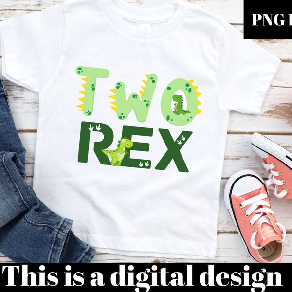 2 rex png, two rex png, Dinosaur png, dinosaur 2nd Birthday png, Dino png, sublimation