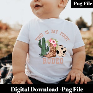 This is my first rodeo png, Pink Cowgirl Boots & Hat, Cow Girl Png, Rodeo png, western cowgirl png