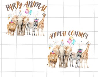 Cumpleaños de animales de fiesta png, cumpleaños de animales de fiesta de safari salvaje png, cumpleaños de animales de la jungla del zoológico, fiesta animal, control animal png