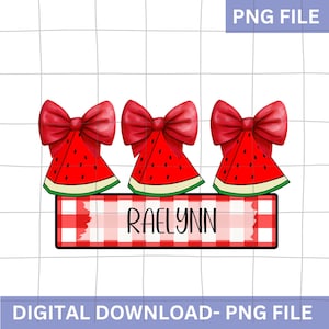 Nombre de niño personalizado sandía Png, corazón de sandía png, Verano de niños PNG, PNG de verano, Nombre de niños personalizado Png, verano de niñas png