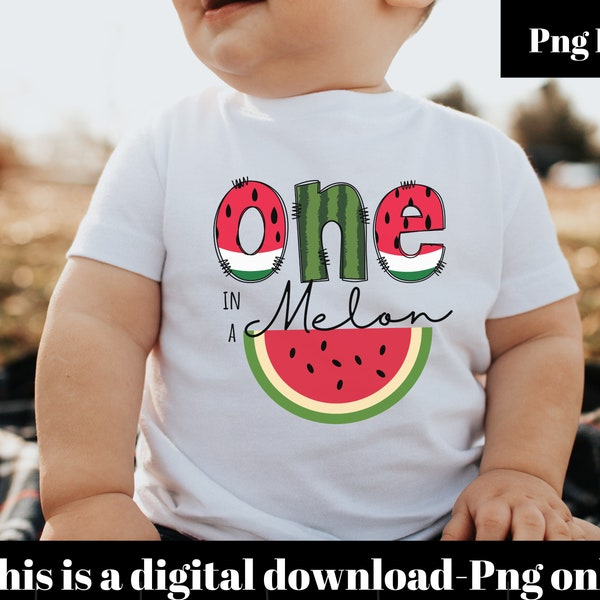 One In A Melon png , Watermelon Birthday, 1st First Birthday party png, Watermelon png, Summer png