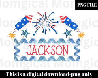 4th of july monogram png, toddler 4th of july png, Watercolor 4th of July PNG,  Digital Download, Sublimation Independence Day Png