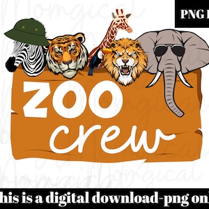 equipo del zoológico png, descarga digital de animales del zoológico, sublimación, viaje al zoológico png, png animal