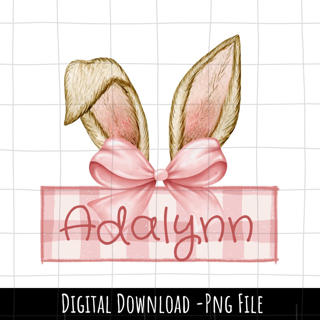 Personalized Kid Name Easter Egg Png, Easter Name Png File, Cute Easter ...