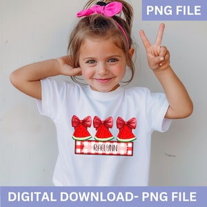 Nombre de niño personalizado sandía Png, corazón de sandía png, Verano de niños PNG, PNG de verano, Nombre de niños personalizado Png, verano de niñas png