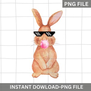Junge Osterhase PNG, Eierjäger Hase Png, Camo Hase Png, karierter Hase Png, Retro Ostern Png, Kleinkind Ostern Png, Kinder Ostern Png