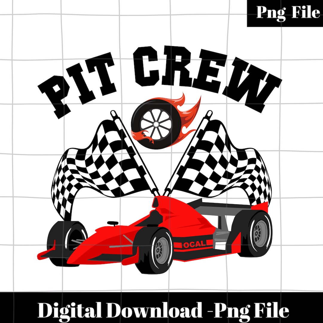 Two Fast Birthday Png, Race Car Family Png, Pit Crew Family Png, Pit