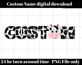 Holy cow I'm one PNG , digital clipart, 1st birthday cow png, first birthday, family, mom, dad, sis, bro png