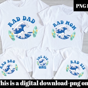 The Big One Family png, The Big One Surf Birthday PNG, 1º aniversário Surf png, Primeira família de aniversário png, Família Surf Matching png