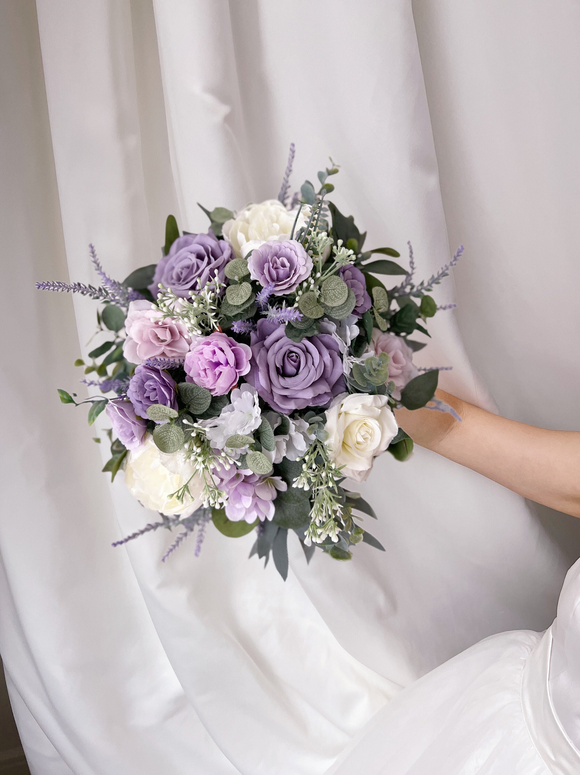 Bridal bouquet, Lavender wedding bouquet, Lilac wedding bouquet, Lavender wedding bouquet, Bridesmaids bouquet, Lilac bridal bouquet