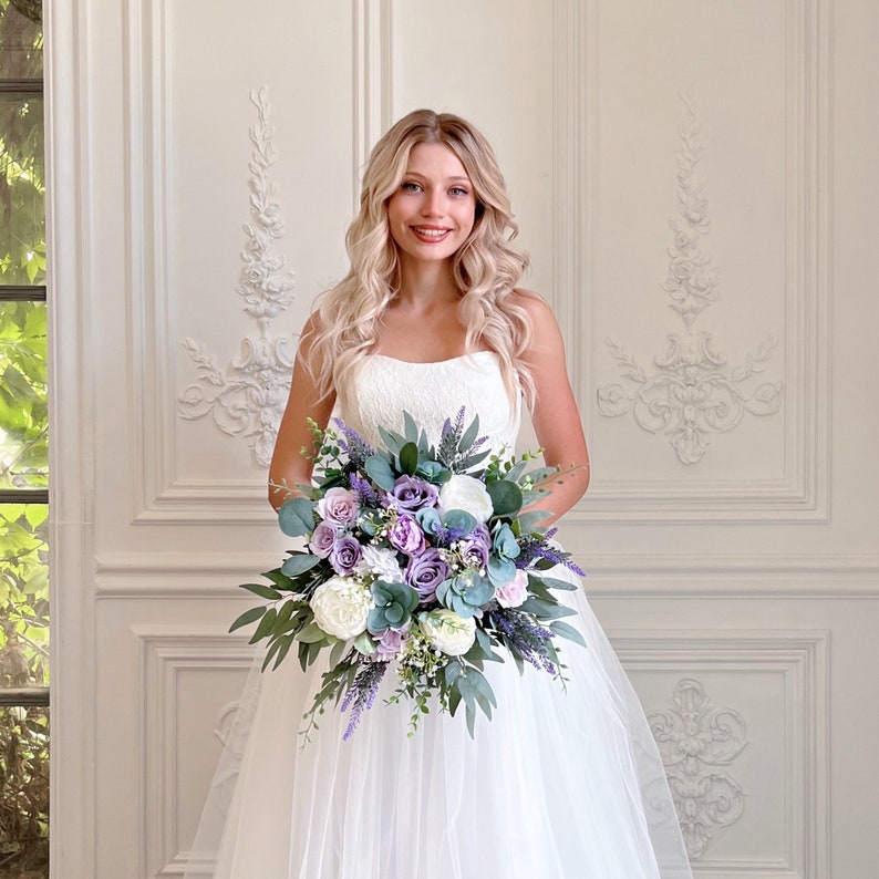 Lavender bridal bouquet, Lavender wedding bouquet, Bridal bouquet, Purple wedding bouquet, Bridesmaids bouquet, Lilac bridal bouquet Bridal bouquet