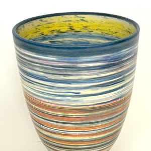Large Ceramic Vase | Handcrafted Pottery | Coastal Inspired Art | Contemporary Home Decor | Landscape Pottery | Housewarming Gift |