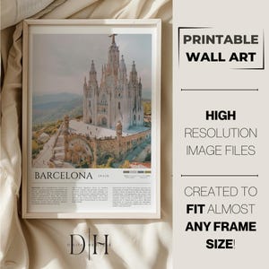 Reise-Druck | Barcelona Wandkunst | Poster von Barcelona | Spanien Fotodruck | Barcelona-Wand-Dekor | Barcelona Reisekunst
