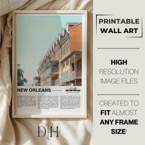 Reise-Druck | New Orleans Wandkunst | New Orleans Poster | New Orleans Louisiana Fotodruck | Louisiana Urlaub Poster