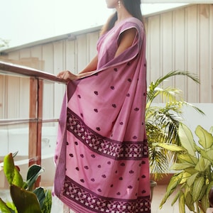 Mulberry silk by reishmi silk saree from Assam, India