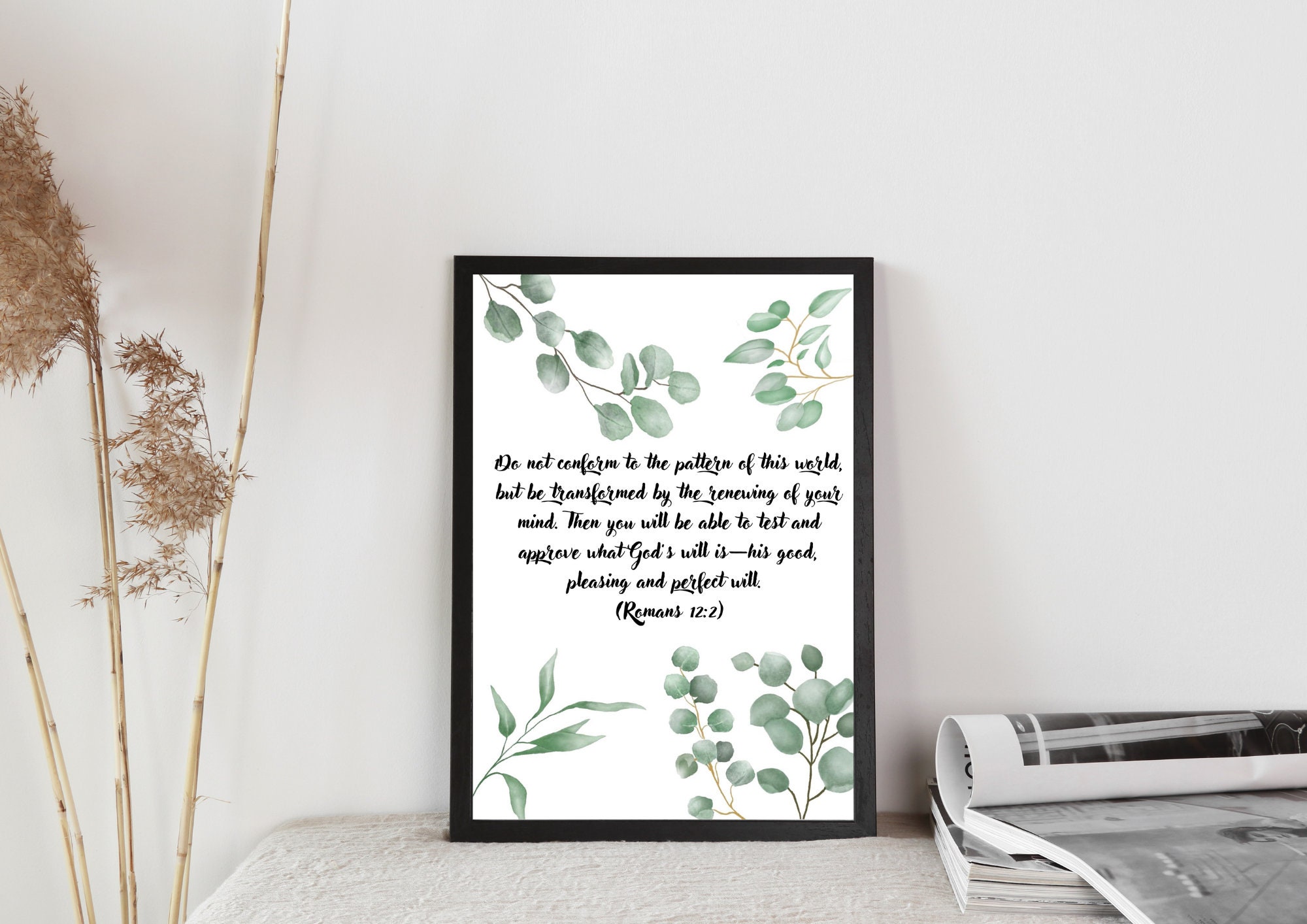 Christian Printable Set of 3, Benedictions Verses About Success ...