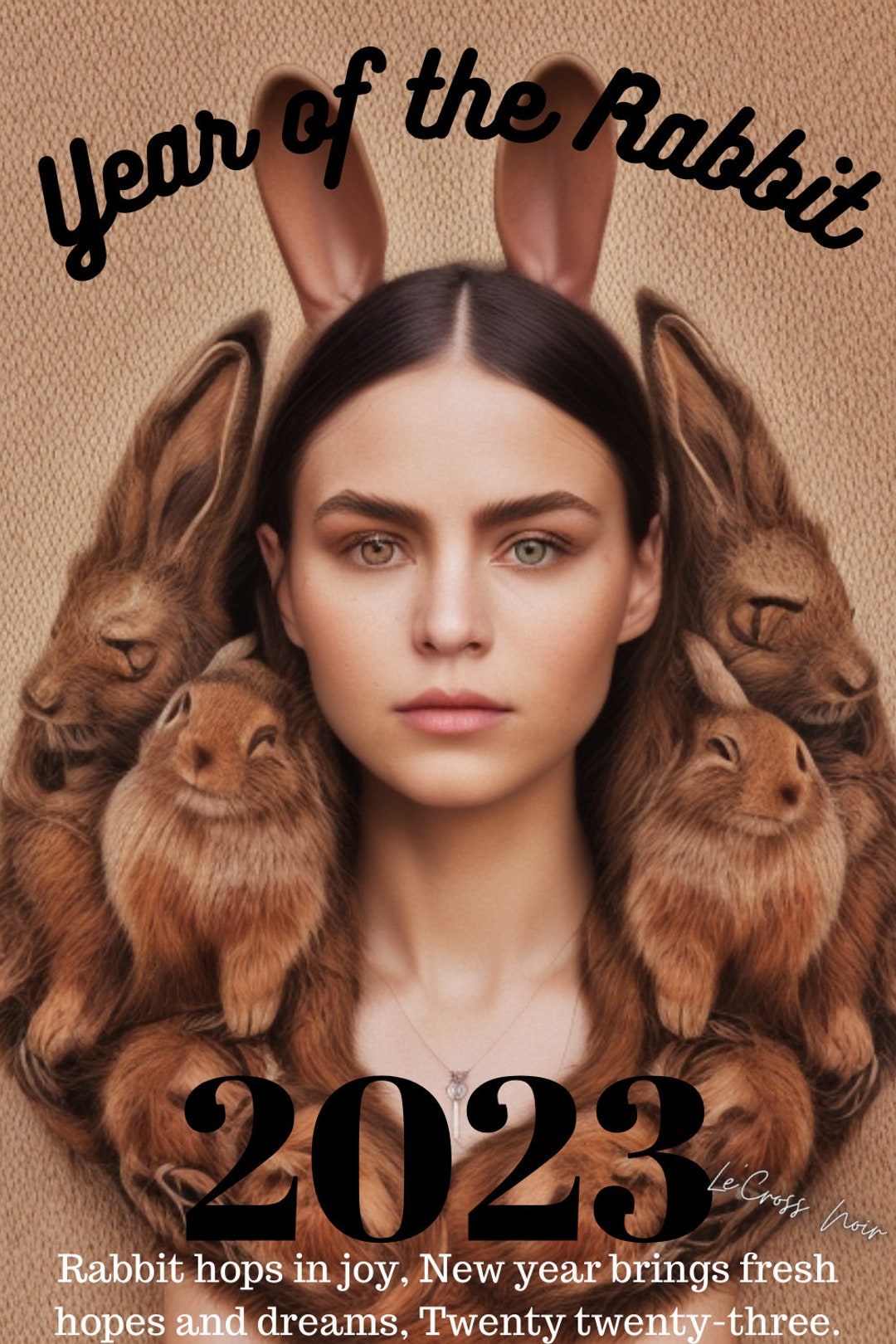Year of the Rabbit 2023 the Heir to Hair Cinnamon Etsy