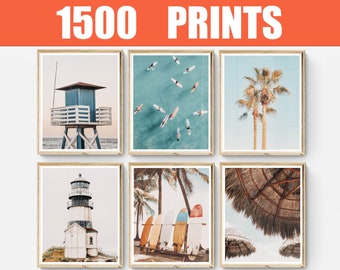 2000  Neutral Beach Wall Art Prints, Coastal Wall Art Prints, Beach Posters, Surf Art, California Print, Coastal Print, Beach Prints