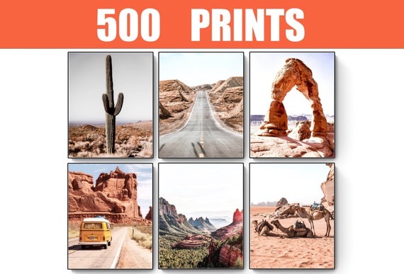Southwestern Desert Wall Art Prints, Cactus Arizona Grand Canyon (Digital Download)