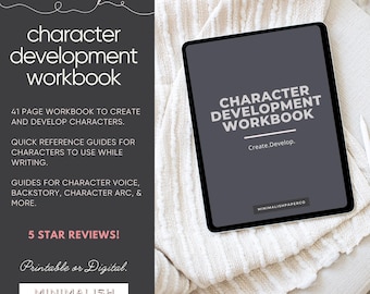 Character Development Workbook: Novel Planner (Digital Download)