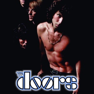 The Doors kultiges Poster, Classic Rock, Jim Morrison, Musikalben, the Doors Logo, Musikliebhaber, SOFORTIGER DOWNLOAD, Digitaldrucke