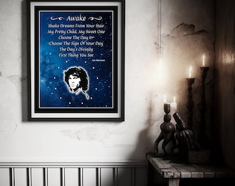 Jim Morrison quote, Awerican prayer, Classic Rock,  Jim Morrison, Classic Albums, the Doors, Music Lovers, INSTANT DOWNLOAD, Digital Prints