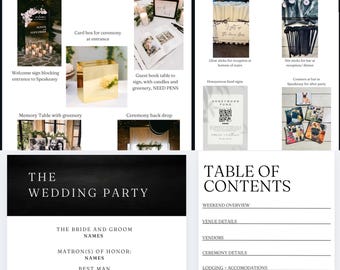 Ultimate Wedding Day of Binder