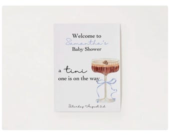 Welcome Sign a Tini One