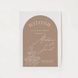 Welcome to the Night Before Sign
