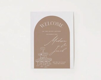 Welcome to the Night Before Sign