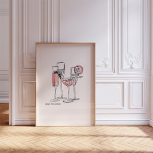 Keep Em Coming Print, Bar Cart Print, Cocktail Art, Happy Hour Art, Drinks Art, Trendy Wall Art, Cocktail Poster, Keuken Print
