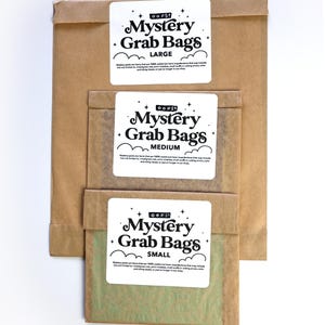 Mystery Grab Bag | Oops Bags,  Discounted Stationery Bundles, Random Seconds Art Prints, Stickers, Bookmarks
