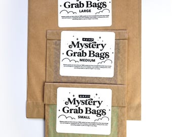Mystery Grab Bag | Oops Bags,  Discounted Stationery Bundles, Random Seconds Art Prints, Stickers, Bookmarks