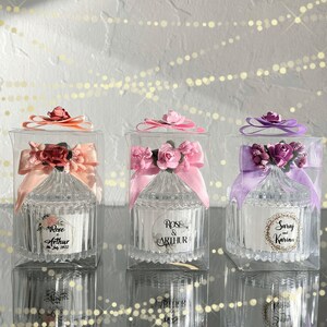 Personalized Wedding Candle Favors: Bridal Shower Thank You Gifts